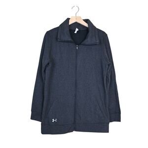 Under Armour Womens M Cold Gear Gray Full-Zip Jacket